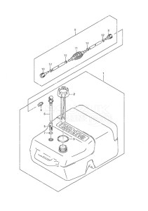 DF 9.9A drawing Opt: Fuel Tank