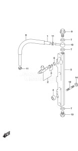 Outboard DF 115A drawing Fuel Injector