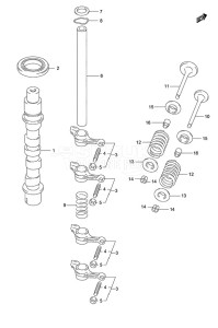 DF 9.9 drawing Camshaft