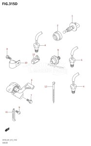 DF225Z From 22503Z-310001 (E01 E40)  2013 drawing SENSOR (DF200Z:E40)