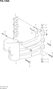 04001F-680001 (2006) 40hp E03-USA (DF40TK6) DF40 drawing INLET MANIFOLD