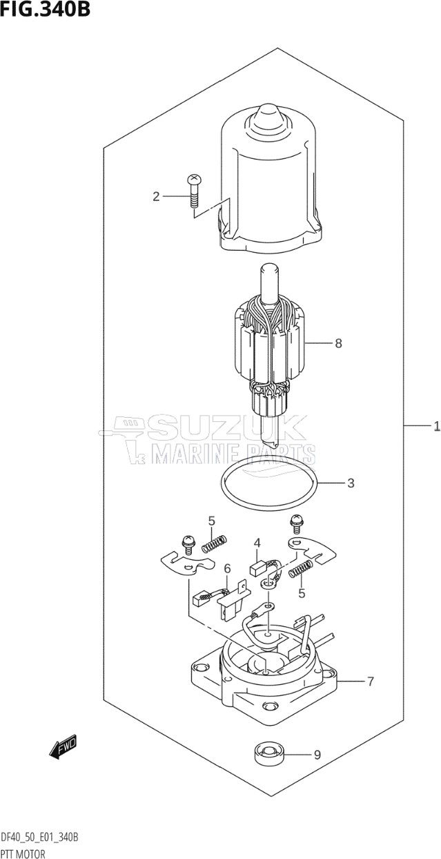 PTT MOTOR ((DF40T,DF50T,DF50WT):(K1,K2,K3,K4,K5,K6,K7,K8,K9,K10),DF50TH:(K5,K6,K7,K8,K9,K10))