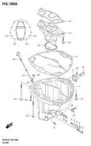 DF200Z From 20002Z-340001 (E01 E40)  2023 drawing OIL PAN