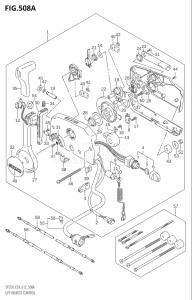 25004F-210001 (2012) 250hp E03-USA (DF250ST) DF250ST drawing OPT:REMOTE CONTROL