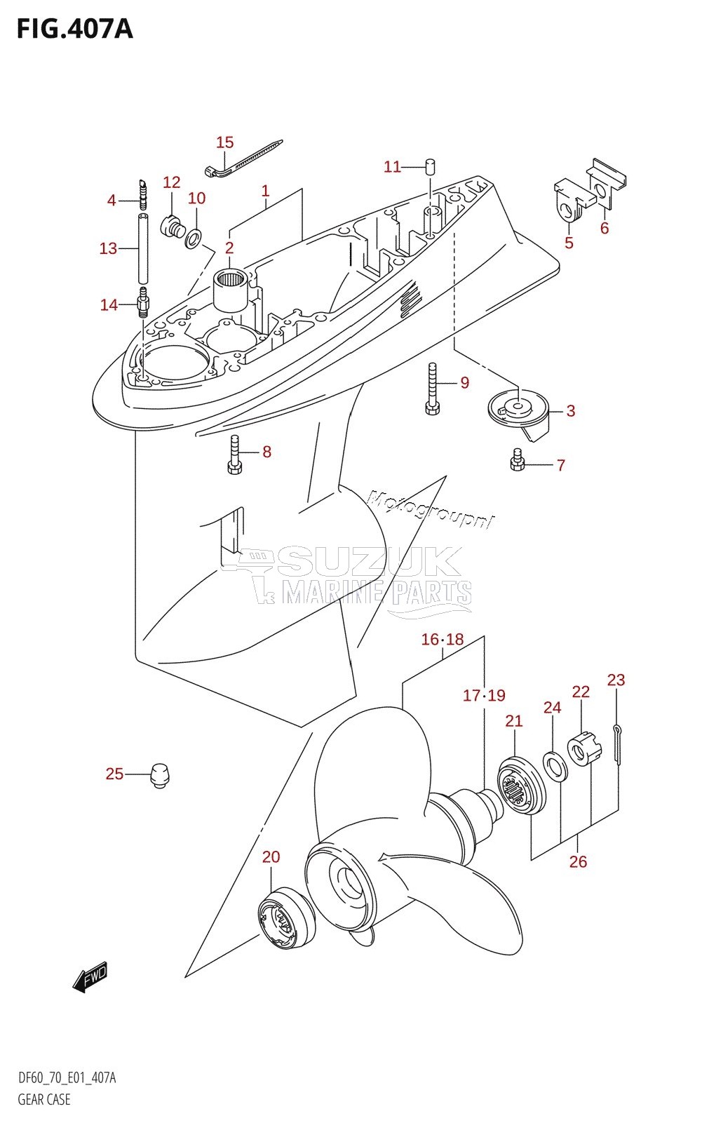 GEAR CASE (W,X,Y)