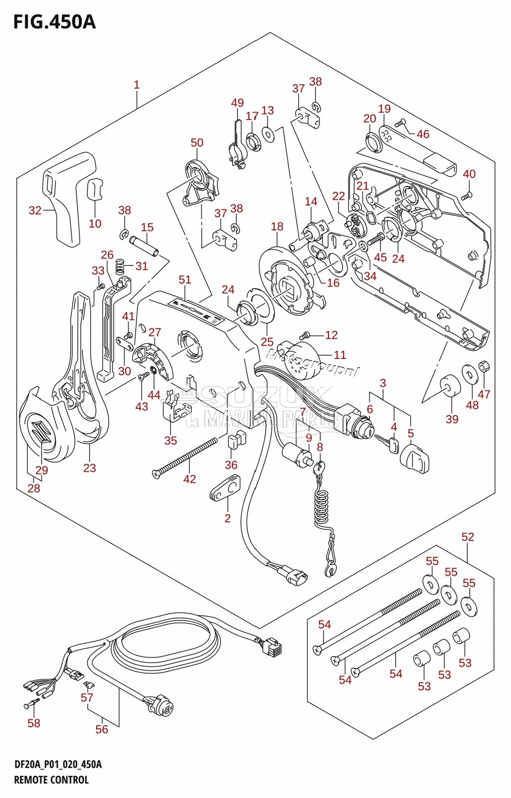 REMOTE CONTROL (DF9.9BR,DF15AR,DF20AR)