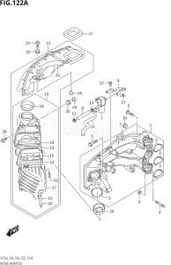 02504F-140001 (2021) 25hp P03-U.S.A (DF25A   DF25AT   DF25ATH   DT25K) DF25A drawing INTAKE MANIFOLD (020:(DF25A,DF25AT,DF25ATH))