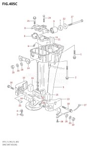 DT15 From 01504-210001 (P37-)  2012 drawing DRIVE SHAFT HOUSING (DT9.9K:P36)