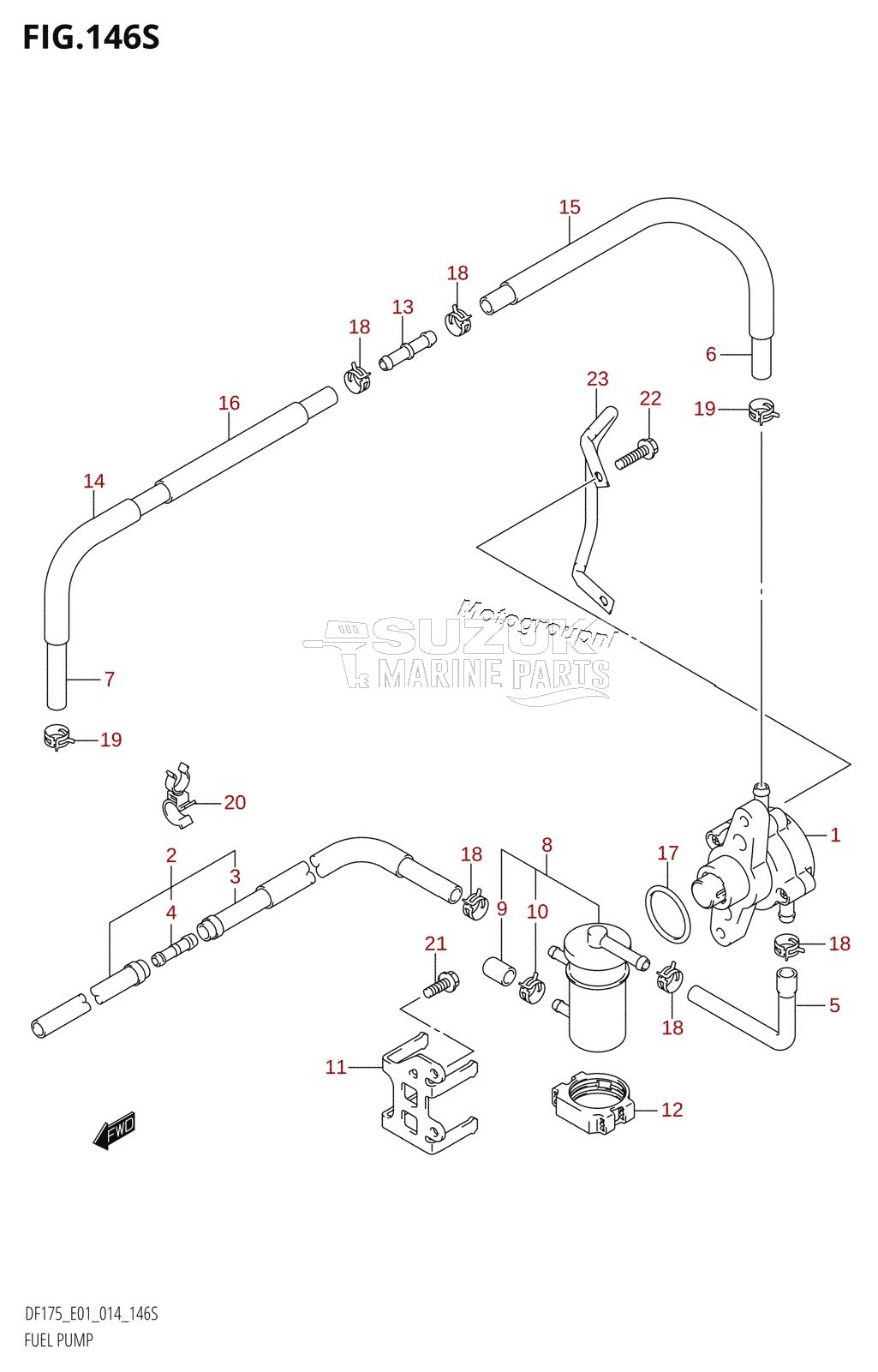 FUEL PUMP (DF175ZG:E40)