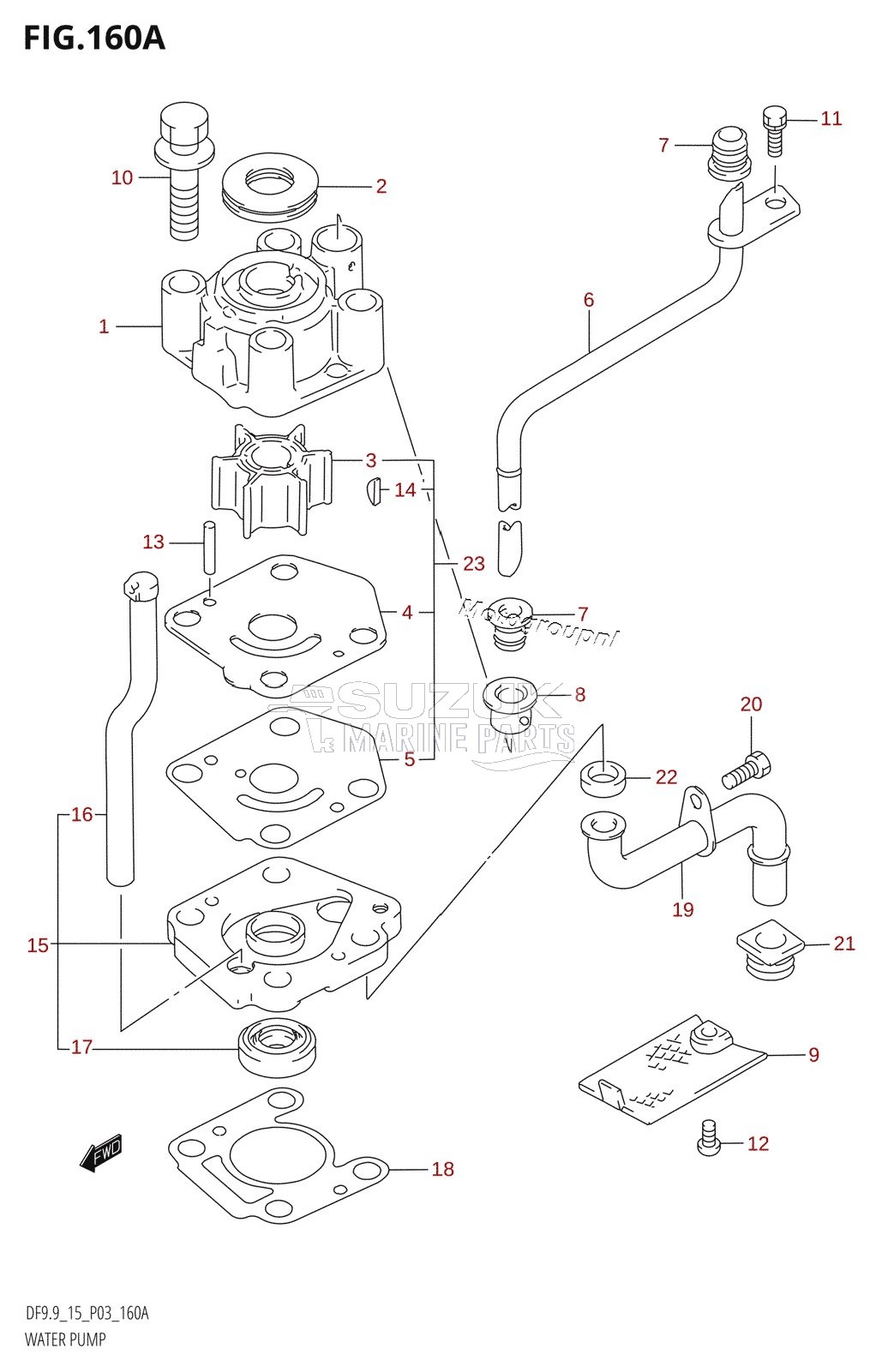 WATER PUMP (K4,K5,K6)