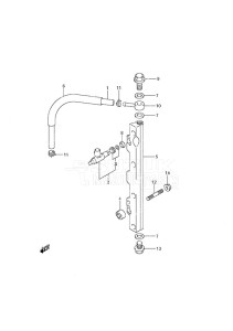 DF 115A drawing Fuel Injector