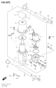 DF115AST From 11504F-610001 (E03)  2016 drawing TRIM CYLINDER (DF115AT:E40)