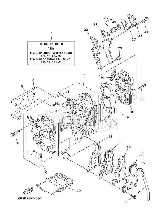 CYLINDER--CRANKCASE