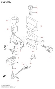 DF225Z From 22503Z-410001 (E03)  2014 drawing PTT SWITCH /​ ENGINE CONTROL UNIT (DF225Z:E03)