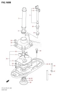 DT25 From 02503K-310001 (P36-)  2013 drawing WATER PUMP (DT30:P40)