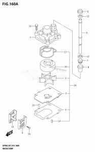 DF90A From 09003F-910001 (E40)  2019 drawing WATER PUMP (DF70A:E01,DF70ATH:E01)