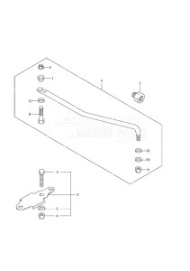 DF 9.9 drawing Drag Link - Non-Remote Control