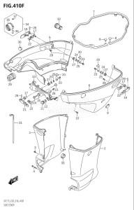 15002Z-610001 (2016) 150hp E03-USA (DF150Z) DF150Z drawing SIDE COVER (DF175TG:E03)