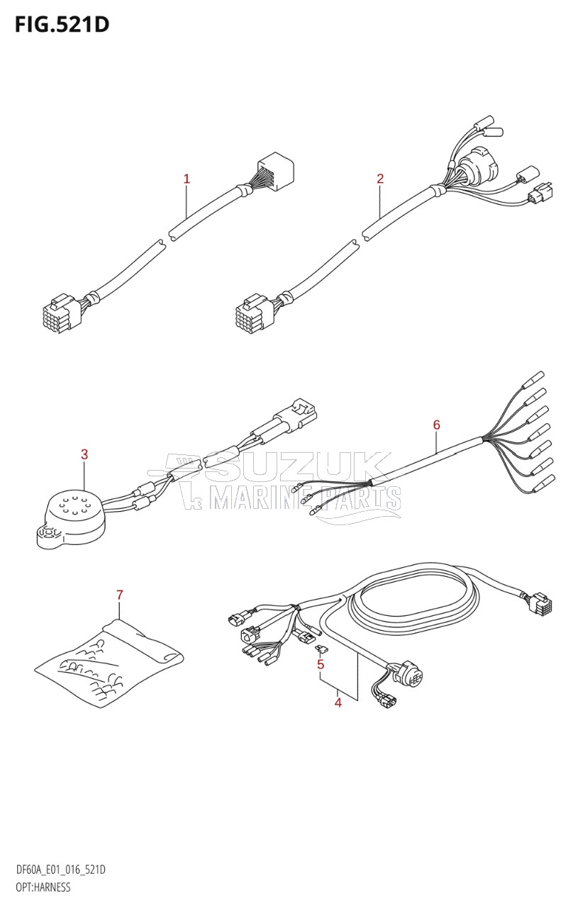 OPT:HARNESS (DF40AST:E34)