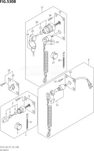 02504F-610001 (2016) 25hp P01-Gen. Export 1 (DF25A  DF25AR  DF25AT  DF25ATH) DF25A drawing OPT:SWITCH (DF25AT:P01)