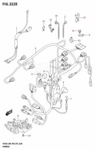 DF25A From 02504F-510001 (P03)  2015 drawing HARNESS (DF25AQ:P03)