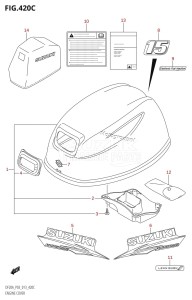 DF20A From 02002F-310001 (P03)  2013 drawing ENGINE COVER (DF15A:P03)