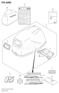 DT15A From 01504-410001 (P40)  2014 drawing ENGINE COVER (DT15A:P40)