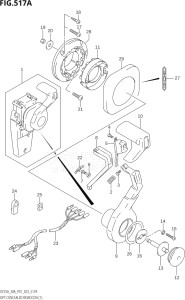 03003F-240001 (2022) 30hp P01 P40-Gen. Export 1 (DF30A    DF30AQ    DF30AR    DF30AT    DF30ATH) DF30A drawing OPT:CONCEALED REMOCON (1) (DF25AR,DF25AT,(DF25ATH,DF30ATH):(022,023),DF30AR,DF30AT)