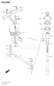 DF175TG From 17502F-410001 (E01 E40)  2014 drawing CLUTCH SHAFT (DF150Z:E01)