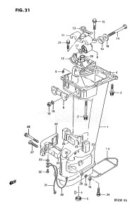 DT15C From 01502-131001 ()  1991 drawing DRIVE SHAFT HOUSING