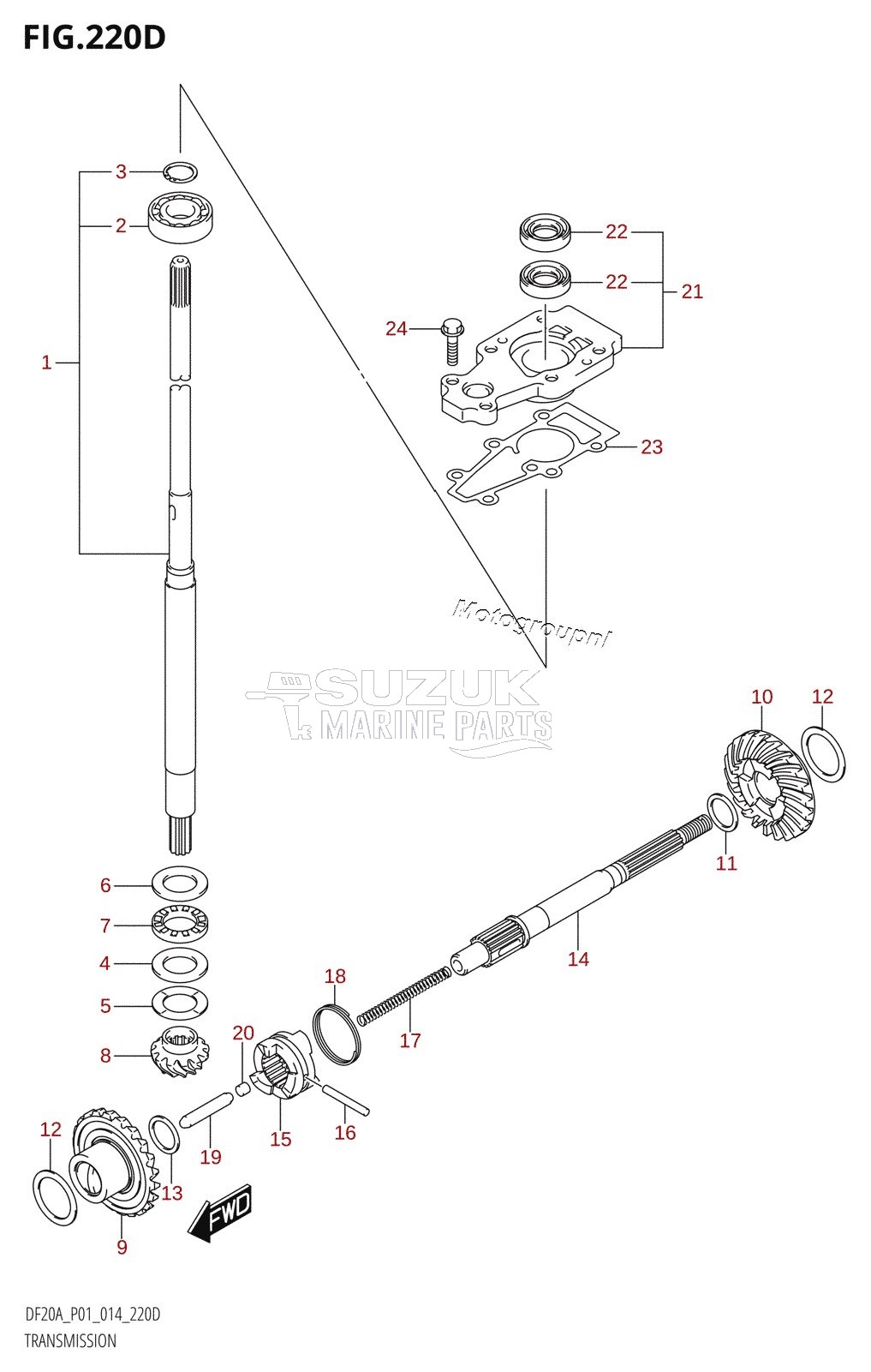 TRANSMISSION (DF15A:P01)