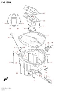 DF225Z From 22503Z-910001 (E03)  2019 drawing OIL PAN (DF250ST)