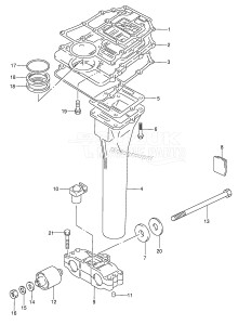 DT40 From 04004K-110001 ()  2011 drawing EXHAUST TUBE