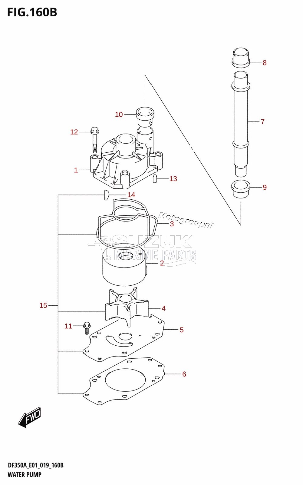 WATER PUMP (E40)