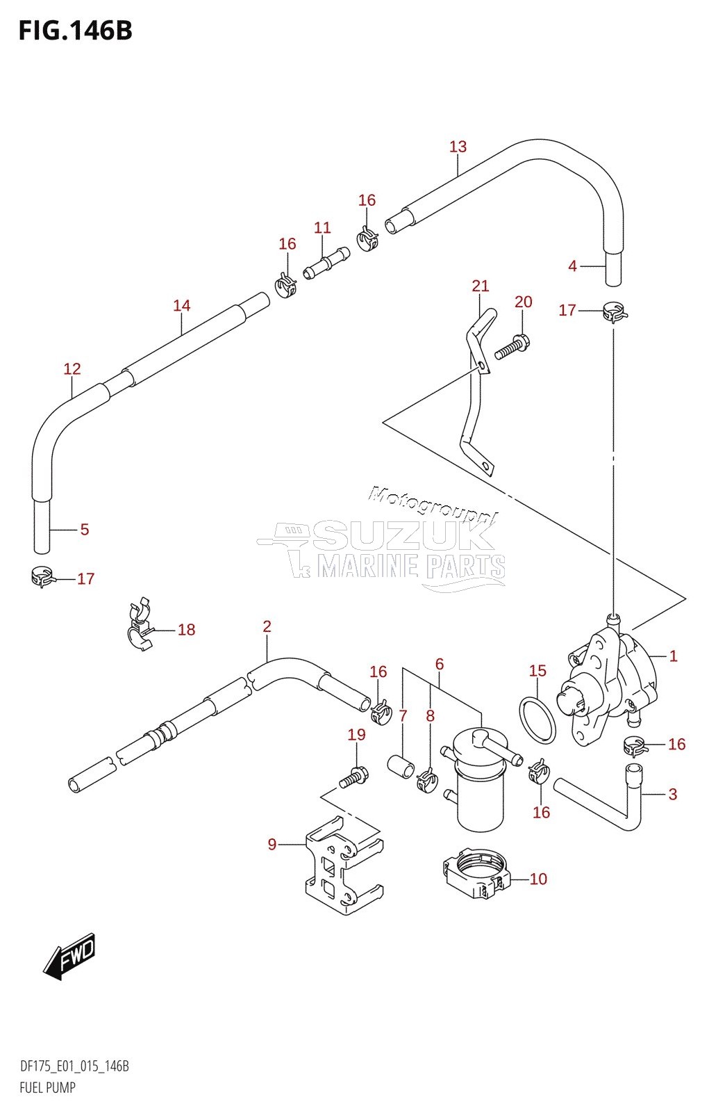 FUEL PUMP (DF150T:E40)