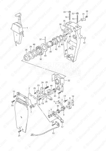 DF 140 drawing Top Mount Single (2) (2005 & Newer)