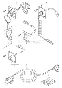 DT90 From 09001-581001 ()  1995 drawing OPT:PANEL SWITCH