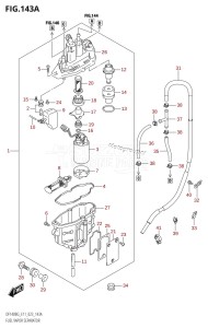 DF140BG From 14004F-340001 (E11 E40)  2023 drawing FUEL VAPOR SEPARATOR (E11)