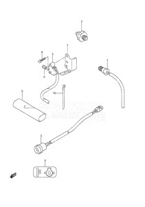 Outboard DF 9.9A drawing Sensor/Switch - w/Remote Control