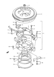 Outboard DT 8c drawing Magneto