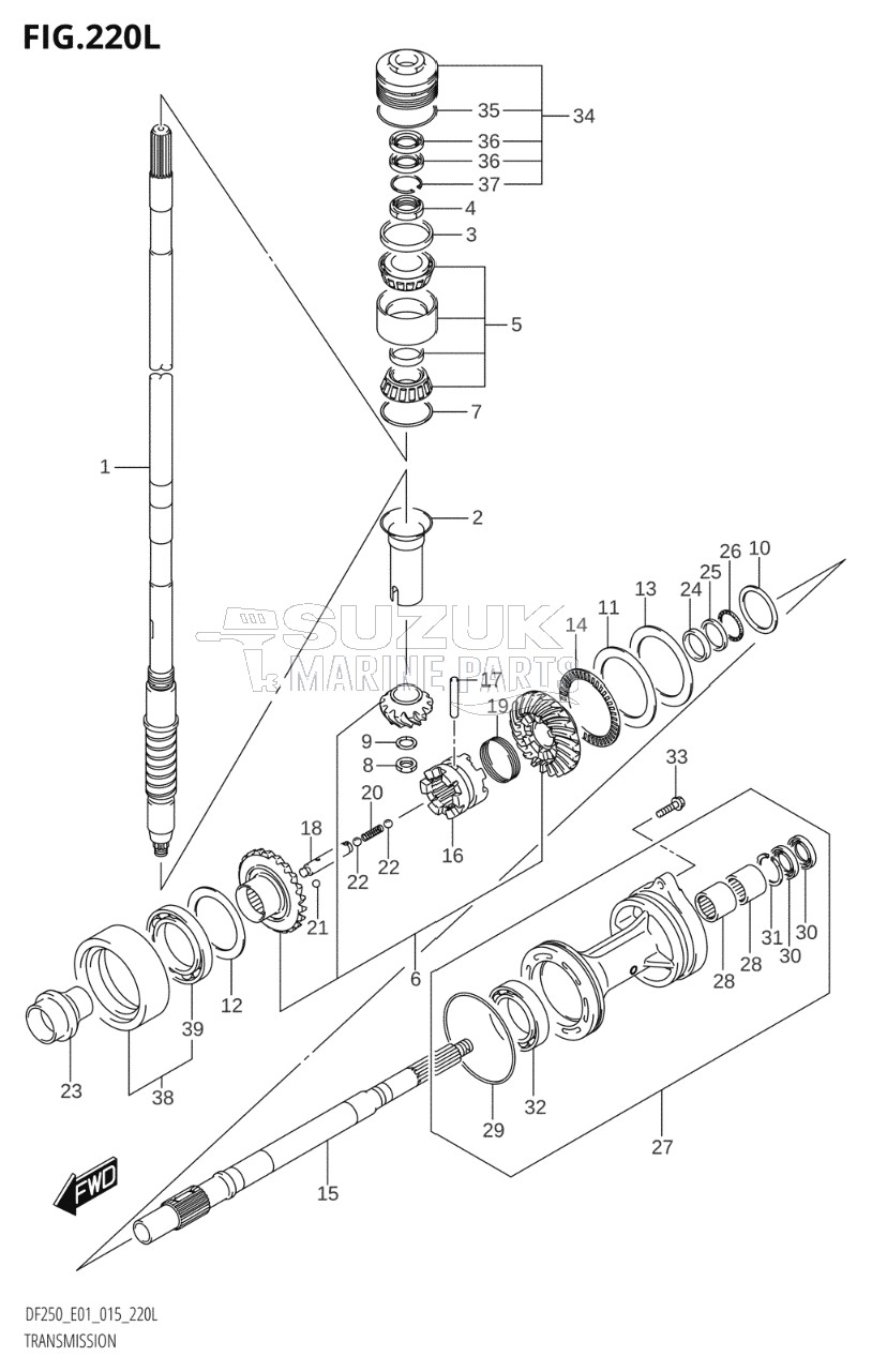 TRANSMISSION (DF250Z:E01)