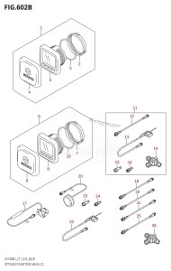 DF140BZG From 14004Z-240001 (E11 E40)  2022 drawing OPT:MULTI FUNCTION GAUGE (2) (022,023)