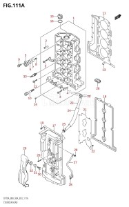 DF90A From 09002F-980001 (E03)  2009 drawing CYLINDER HEAD