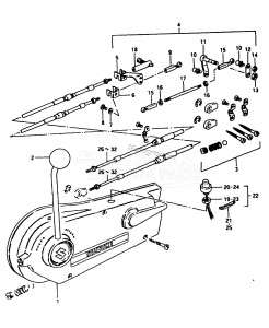 DT25 From 2501-100001 ()  1982 drawing OPT:REMOTE CONTROL (1)