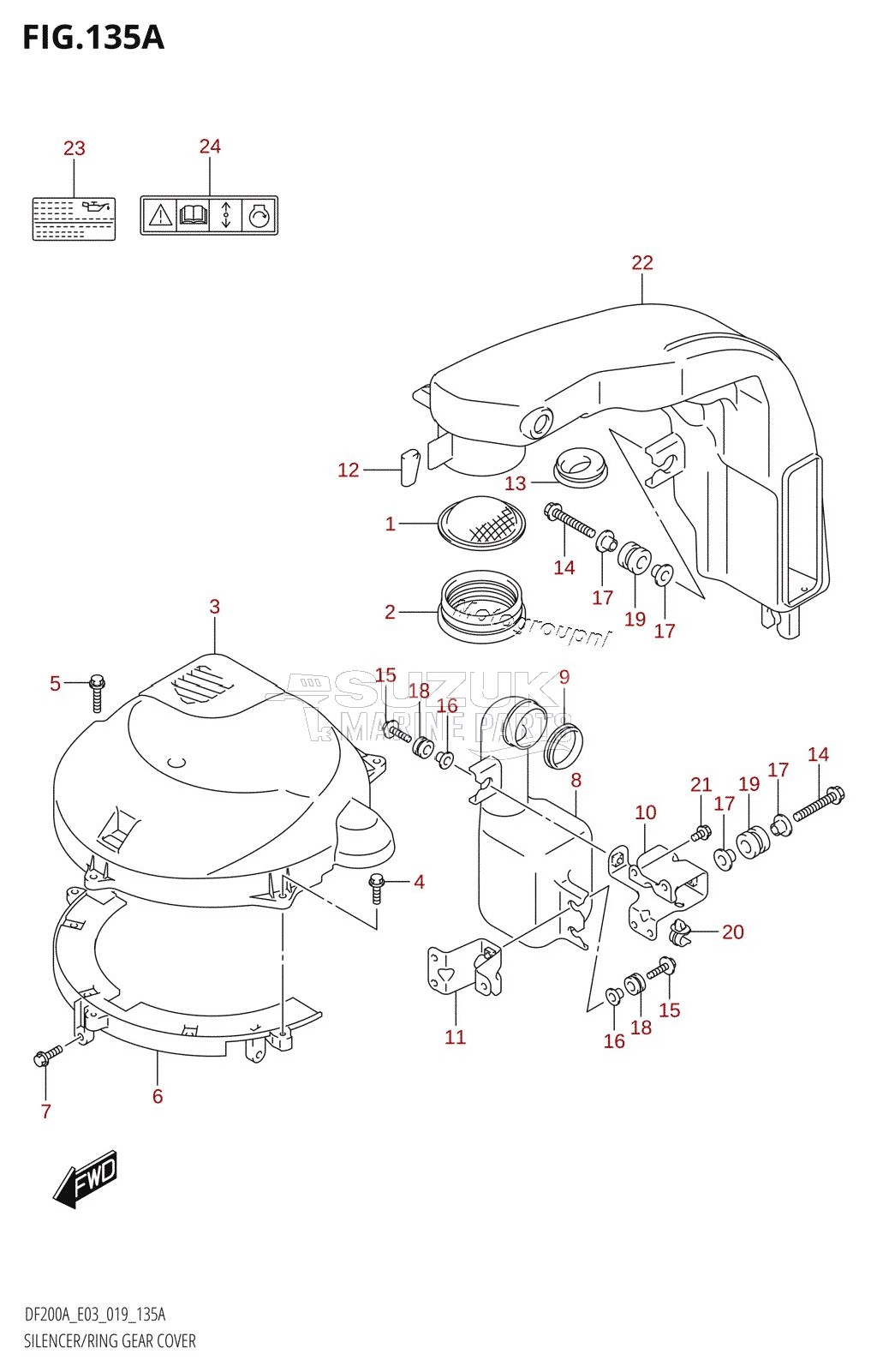 SILENCER /​ RING GEAR COVER