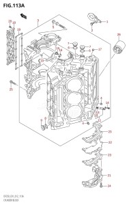 DF200 From 20002F-210001 (E01 E40)  2012 drawing CYLINDER BLOCK