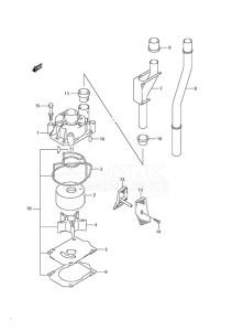 DF 175 drawing Water Pump