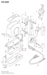 DF175Z From 17502Z-510001 (E03)  2015 drawing OPT:REMOTE CONTROL ASSY SINGLE (1) (DF175Z:E03)