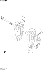 05003F-410001 (2014) 50hp E01-Gen. Export 1 (DF50A  DF50ATH) DF50A drawing CLAMP BRACKET (DF60AVT:E01)