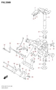 DF30A From 03003F-240001 (P01 P40)  2022 drawing SWIVEL BRACKET (DF25AR,DF30AR)